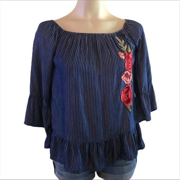 Charming Charlie Tops - Charming Charlie off shoulder blouse size small